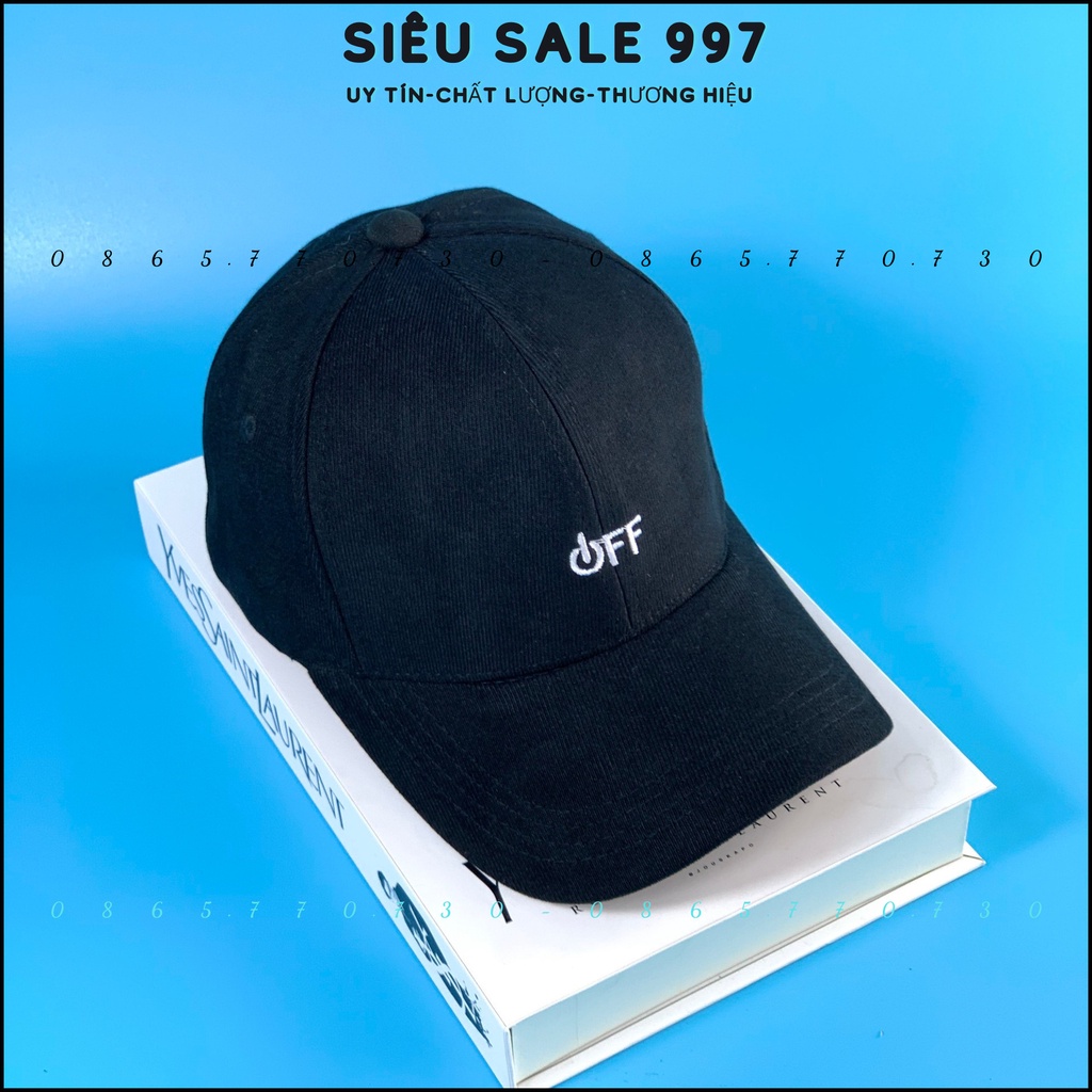 NÓN KẾT NHUNG THÊU CHỮ OFF NHIỀU MÀU THỜI TRANG CÁ TÍNHH UNISEX FORM NAM NỮ