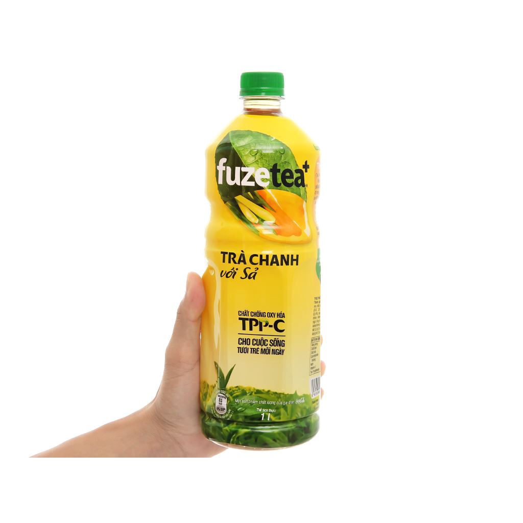 Trà chanh với sả Fuze Tea 1 lít