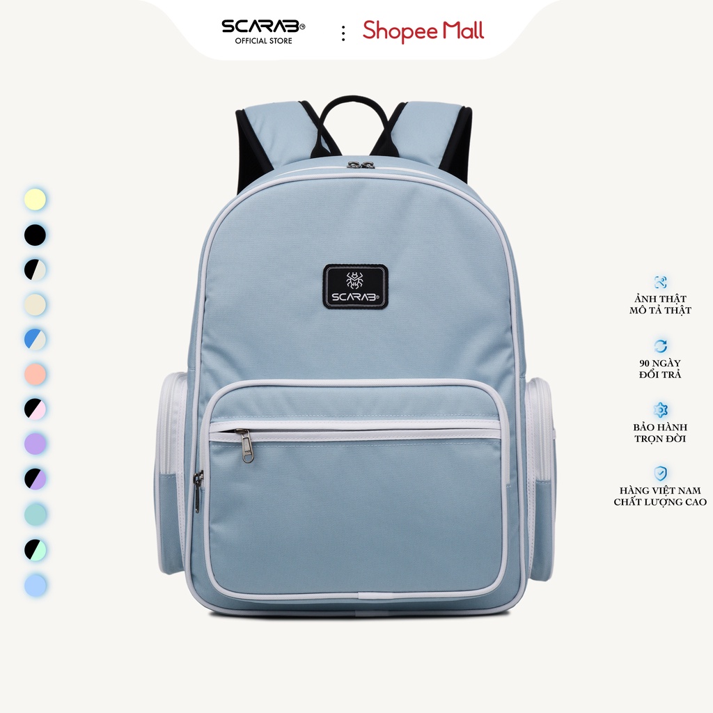 Scarab Estate Backpack Unisex - Balo Đi Học Thời Trang, Đựng Vừa Laptop 15,6inch