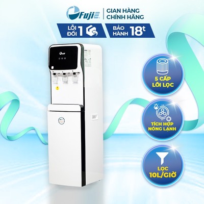 Máy lọc nước tinh khiết RO Fujie WPD5300C tích hợp làm nóng lạnh cao cấp - có khóa vòi nóng an toàn