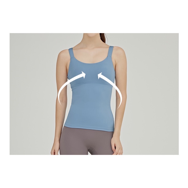 Áo bra top dáng dài Andar 2 dây bản to