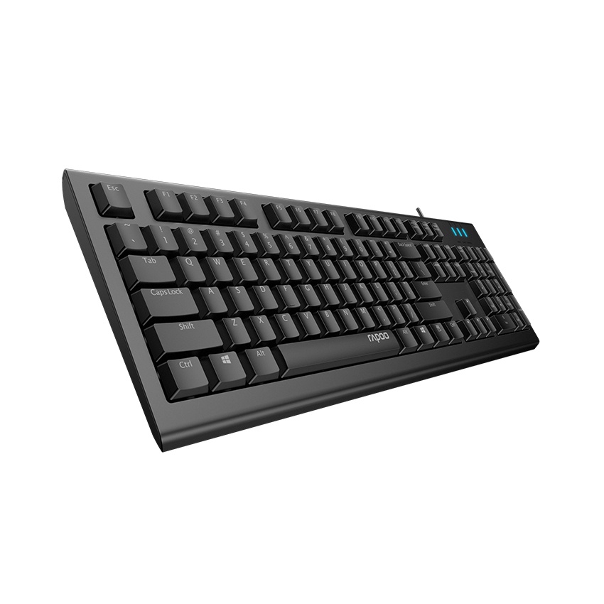 Bàn phím có dây Rapoo NK1800 đen