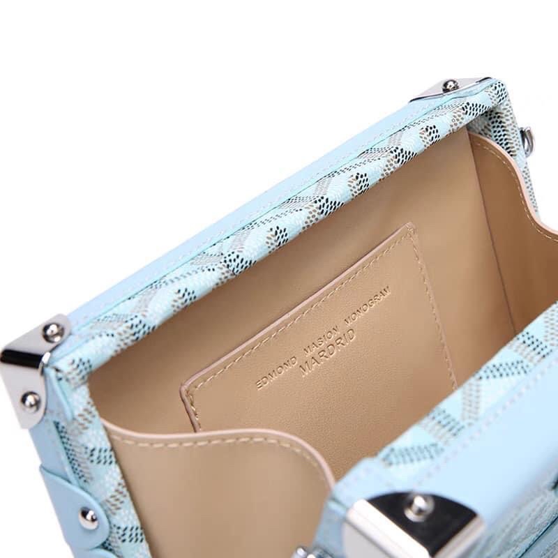 Túi Hộp Trunk Edmond Masion Madrid SS23 Khắc Logo Chính Hãng
