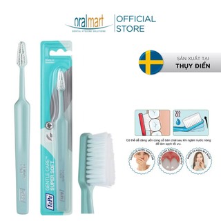 Bàn chải đánh răng siêu mềm cho vùng răng nhạy cảm và dùng sau phẫu thuật răng miệng Tepe Gentle Care (vỉ)