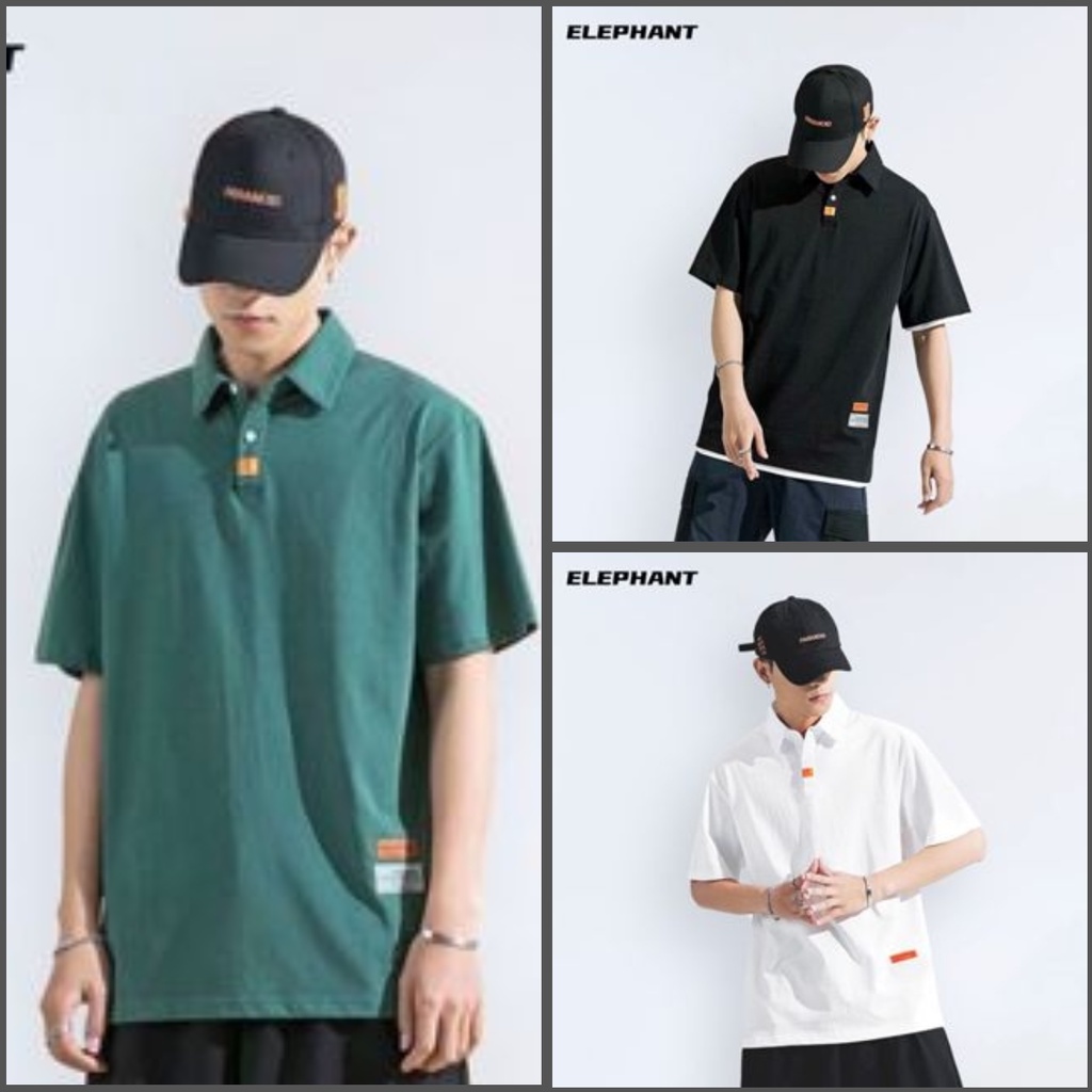 áo phông nhật bản Áo polo ngắn tay cotton cao cấp Ba màu có sẵn áo thun nam trơn có cổ Summer á o essentials cả nam và nữ