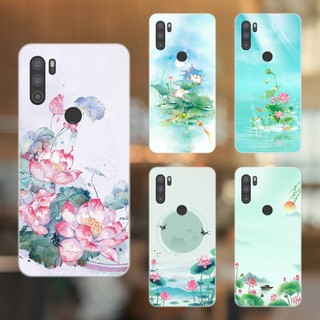 Ốp lưng điện thoại Vsmart Active 3 dẻo trong Hoa Sen Hoa Đẹp
