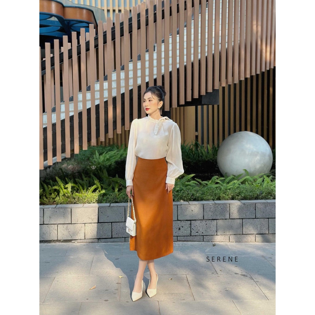 Áo Missa buộc nơ cách điệu kiểu Hàn