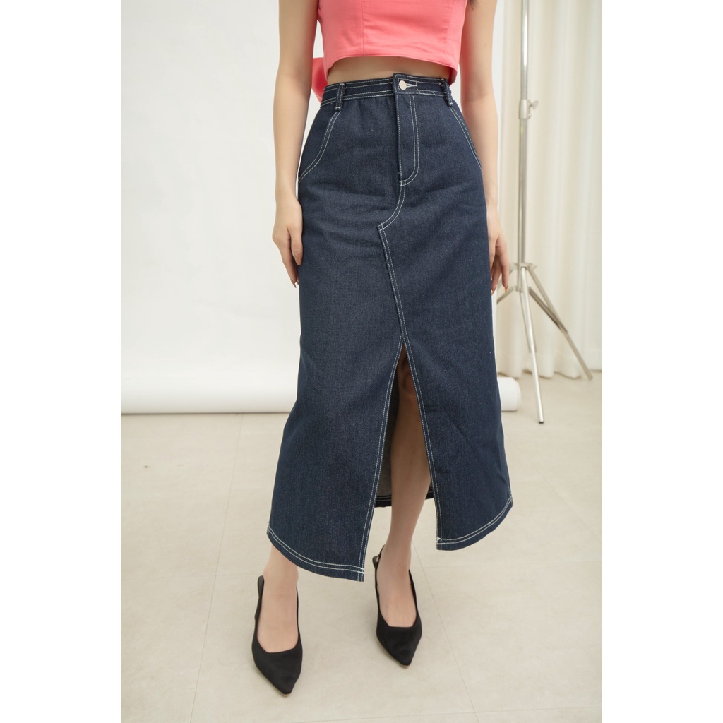 Chân Váy Jeans Dài (Form Nhỏ) SOHA SKIRT - GOÛT DE JUN