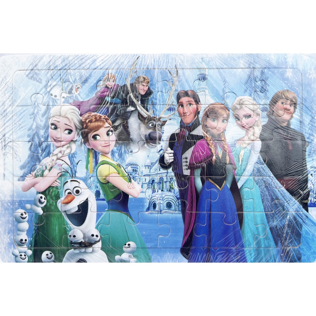 Xếp hình công chúa Elsa 9 16 40 60 80 100 Mảnh ,Ghép Hình cho bé gái, Đồ Chơi Giáo Dục