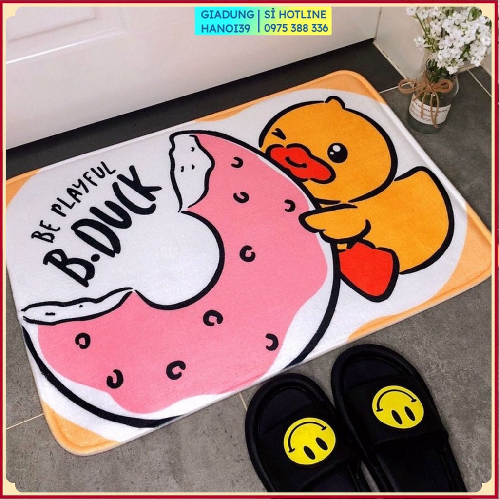 Khăn Lau Chân Thảm chùi chân bằng xốp in họa tiết con vật hoạt hình dễ thương T2 - #thamchuichan