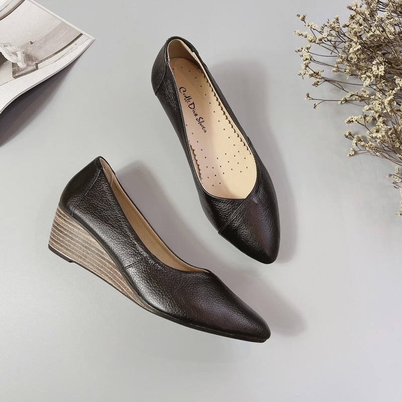 Giày đế xuồng da thật - 2097