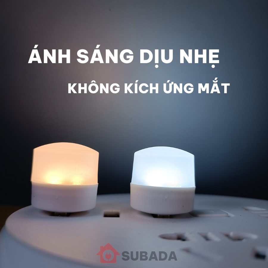 Đèn ngủ led usb mini SuBaDa bảo vệ mắt thiết kế đơn giản tiện dụng trang trí phòng ngủ-khách-quán cafe/cửa hàng DN04 | BigBuy360 - bigbuy360.vn