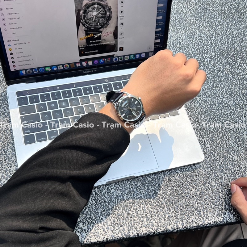 Đồng hồ nam Vintage Casio MTP-1381L-1A - Kích thước vỏ : 46,6×39,9×8,9mm