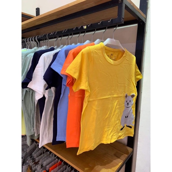 Áo phông cotton xuất Nhật bé trai, bé gái size 80-150cm