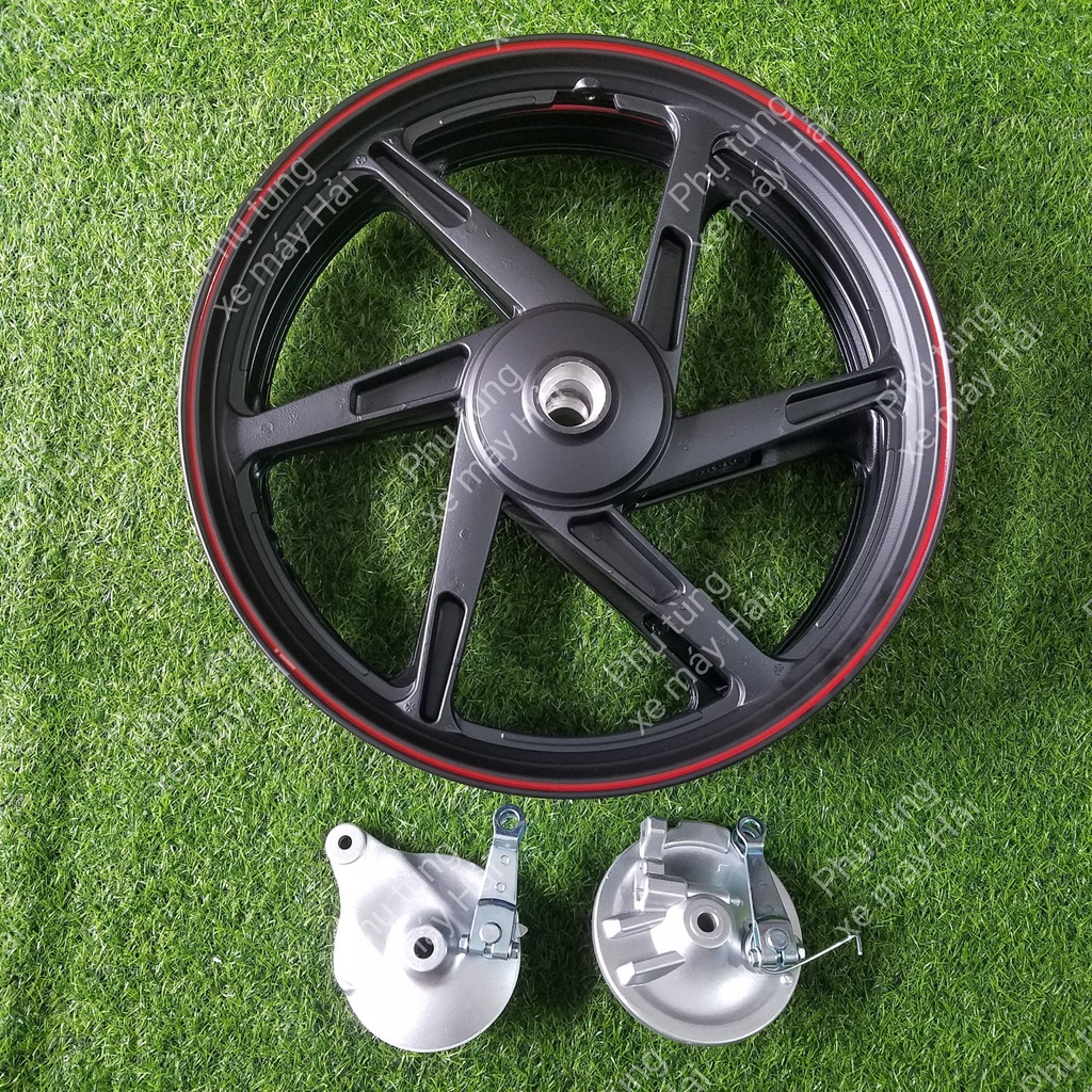 Mâm 6 cây satria 2 thắng đùm trước sau lắp wave dream full má đùm trước sau lắp như zin không cần chế msp 0157