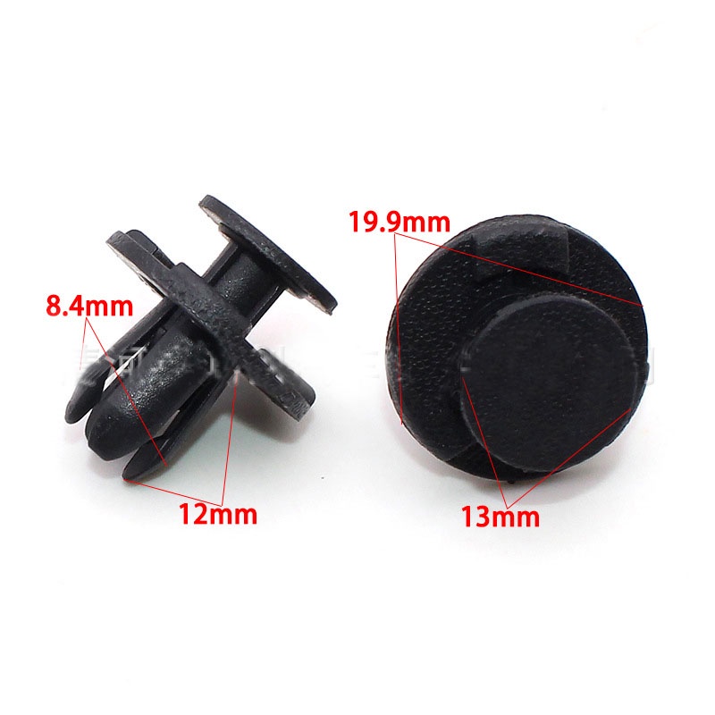 Bộ 10 chốt nhựa cố định lòng vè hốc lốp, nỉ tiêu âm capo và các chi tiết nội thất ô tô HA-183