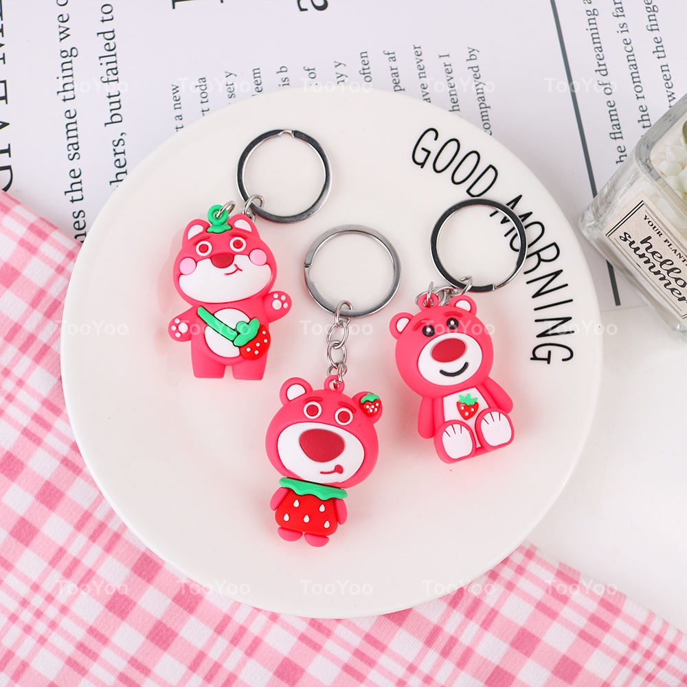 Móc khóa mini Gấu gâu Lotso nhiều mẫu dễ thương cute TooYoo BK00545