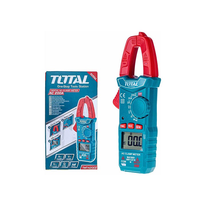 ĐỒ NGHỀ Kềm đo dòng điện AC kỹ thuật số Total TMT42002 - 100% CHÍNH HÃNG