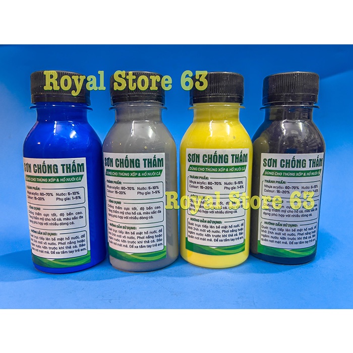 Sơn chống thấm cho thùng xốp