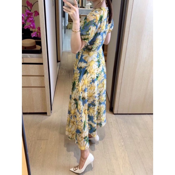 ĐẦM XÒE HOA PHỐI XẺ 2090