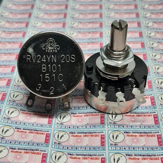 Chiết áp biến trở một vòng rv24yn20s b101 100r 100ohm