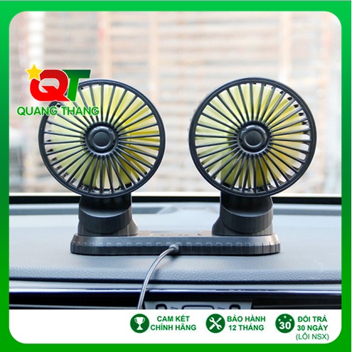 Quạt đôi, đơn mini cho ô tô hoặc bàn làm việc cắm cổng USB 5v