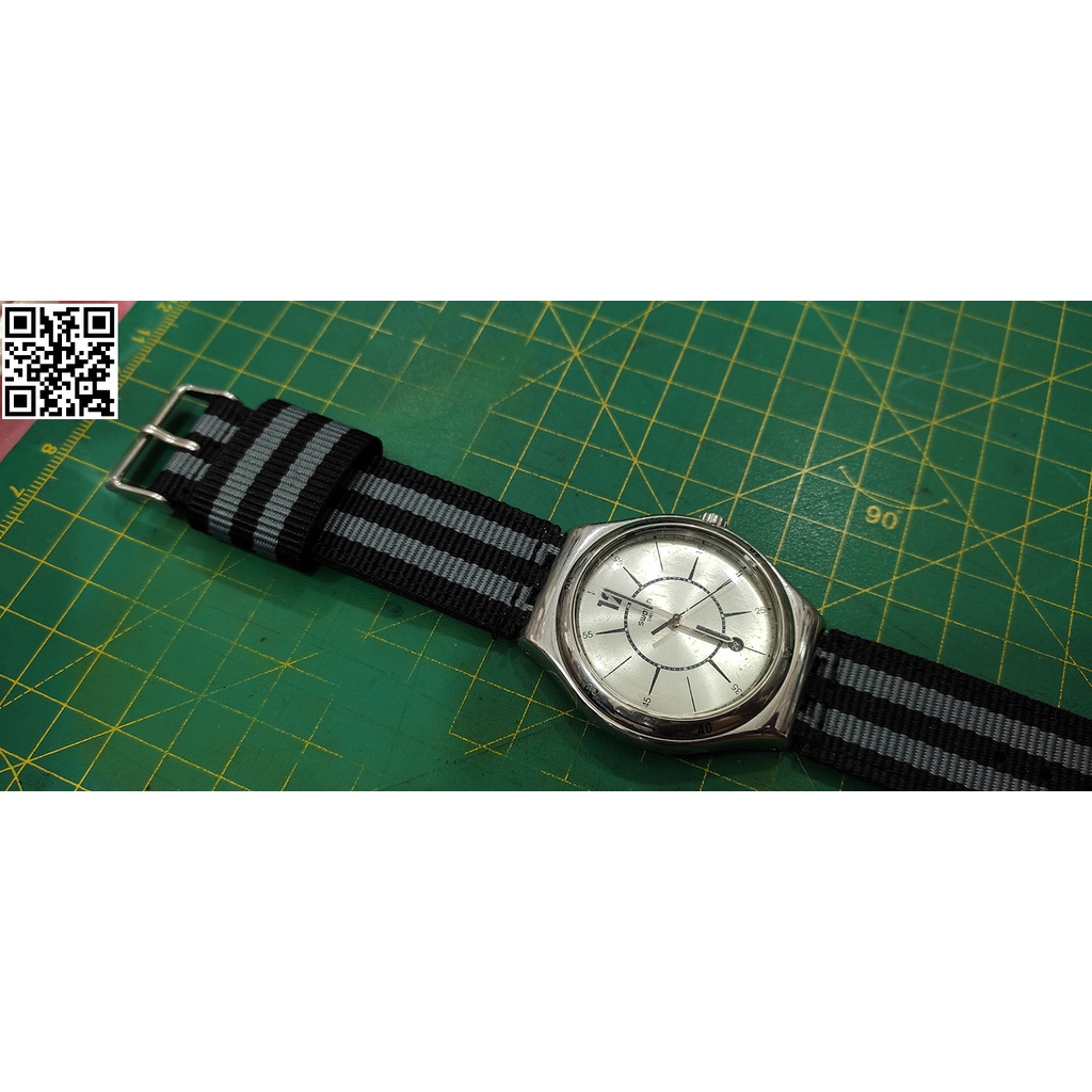 Đồng hồ Nam S.W.A.T.C.H MOONSTEP STAINLESS STEEL WATCH YWS406G