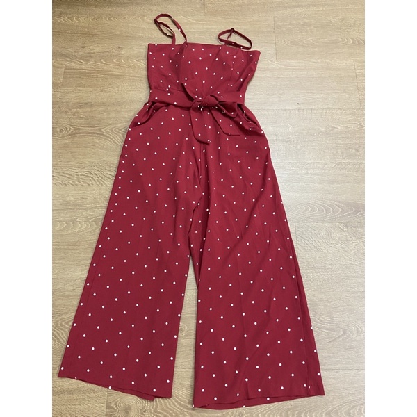 Jumpsuit chấm bi 2 dây