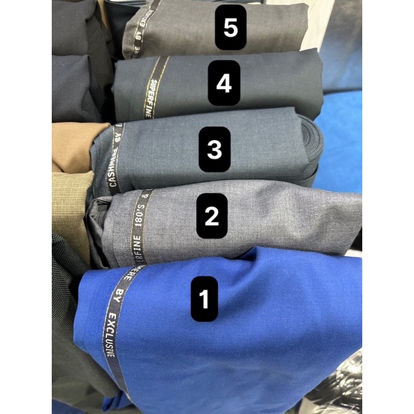 Vải Quần Tây Wool Cashmere Nhập Khẩu Thái Lan Cao Cấp
