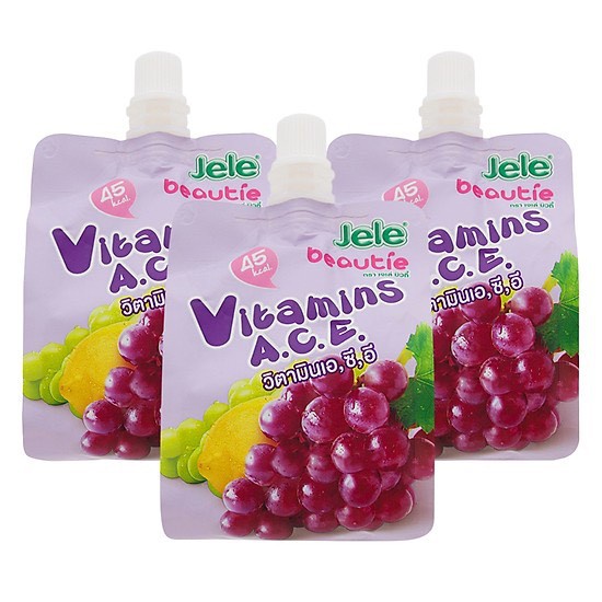 Nước Trái Cây Thạch Jele Beautie 150gr thái lan thùng 36 gói