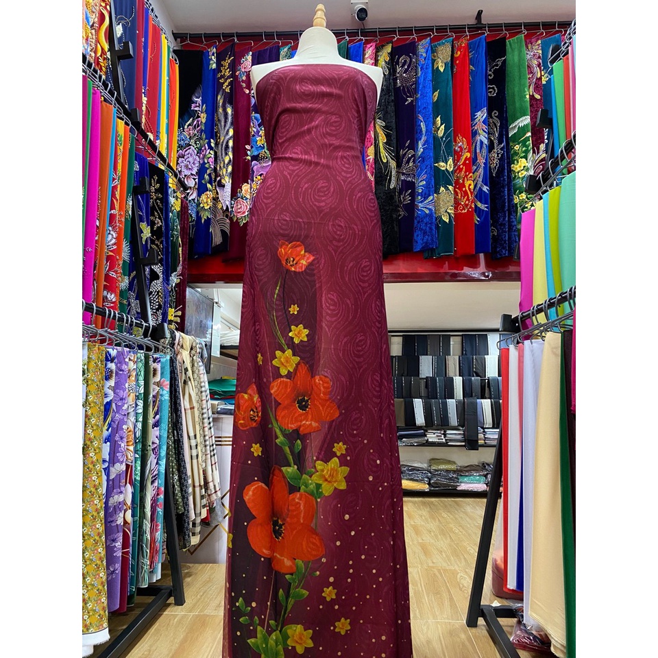 Áo dài in thiết kế