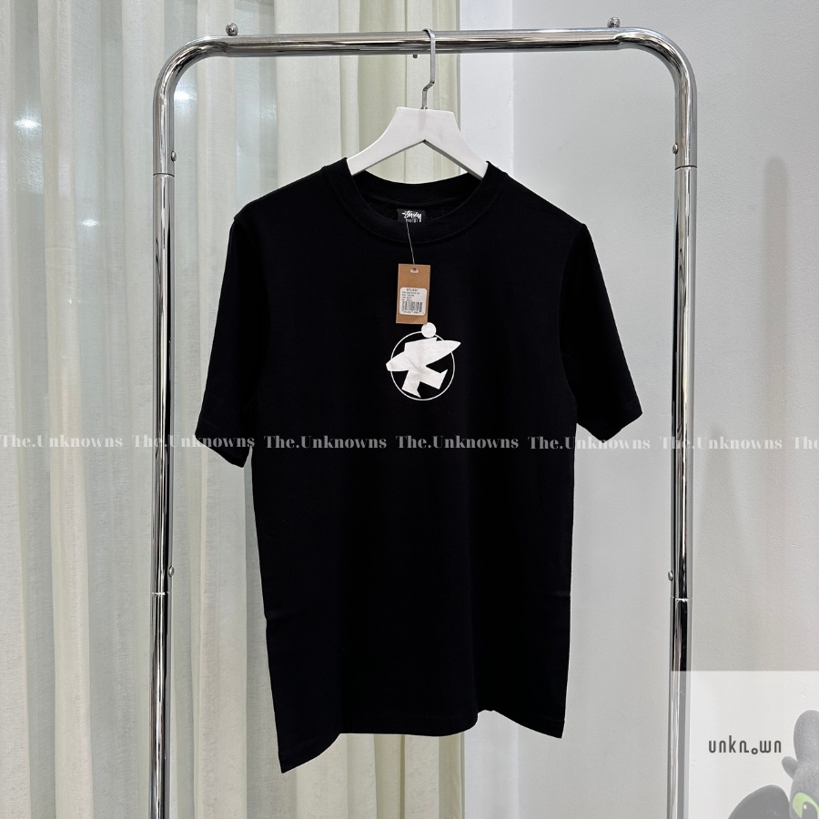 [Mirror Quality]-Áo Tee STUSSY Surf Stock Tee Black,Áo Thun Stussy cao cấp full túi tag