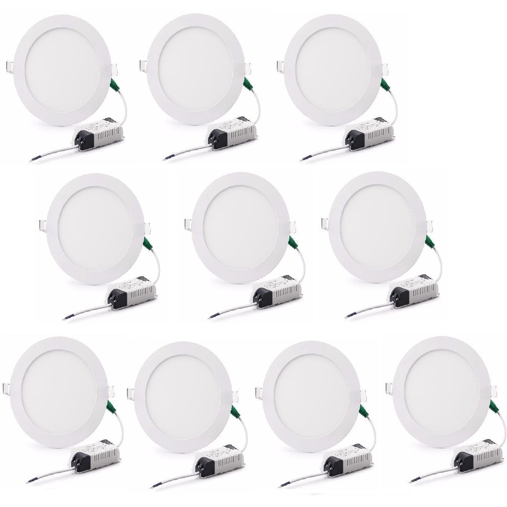 Đèn Led âm trần siêu mỏng 6w 9w 12w 18w ánh sáng trắng, vàng - bảo hành 12 tháng