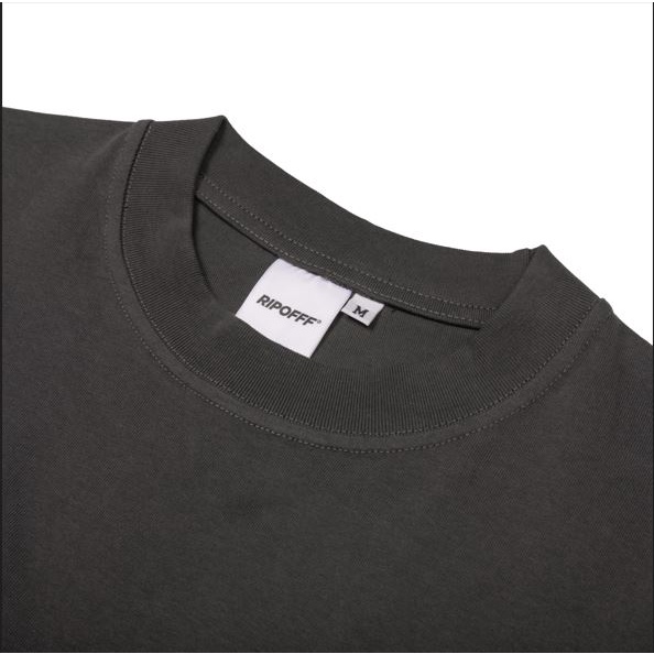 RIPOFFF Basic Heavyweight Boxy T-shirt - Grey