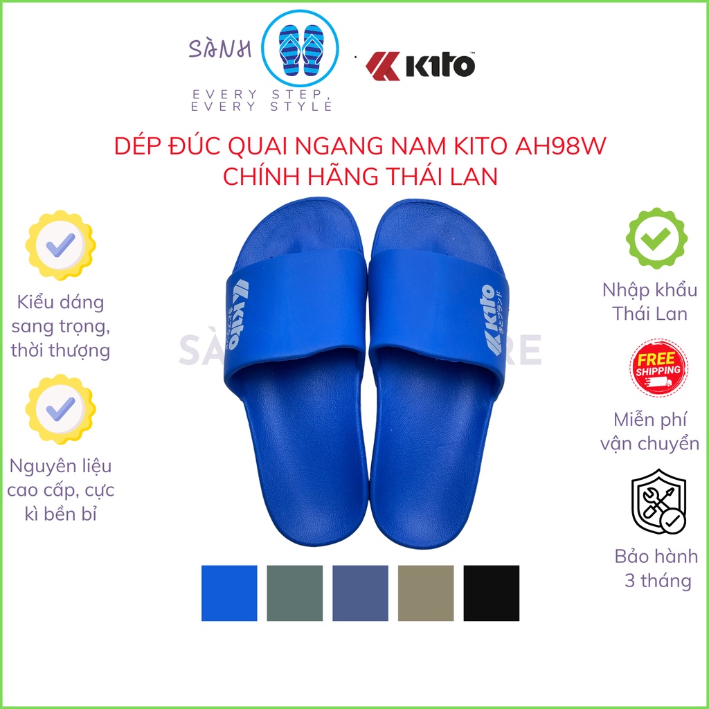 Dép đúc quai ngang Thái Lan từ nhựa nguyên khối, siêu êm, dáng bền, nam hay nữ đều mang được,size từ 40 đến 44