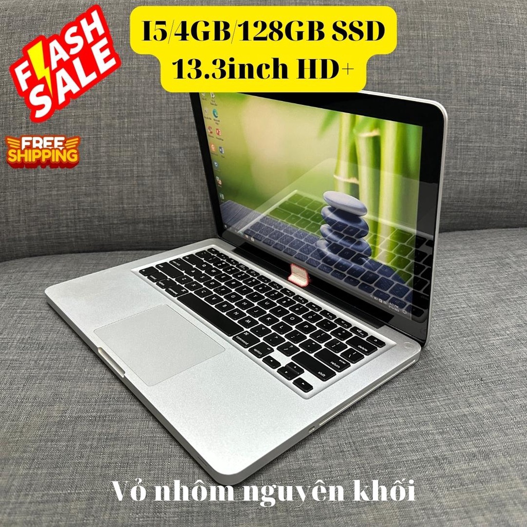 Laptop cũ giá rẻ (I5/4GB/128GB SSD), màn 13.3 inch HD+, vỏ nhôm nguyên khối, loa siêu hay, WIN 10,chơi game, vp OK | BigBuy360 - bigbuy360.vn