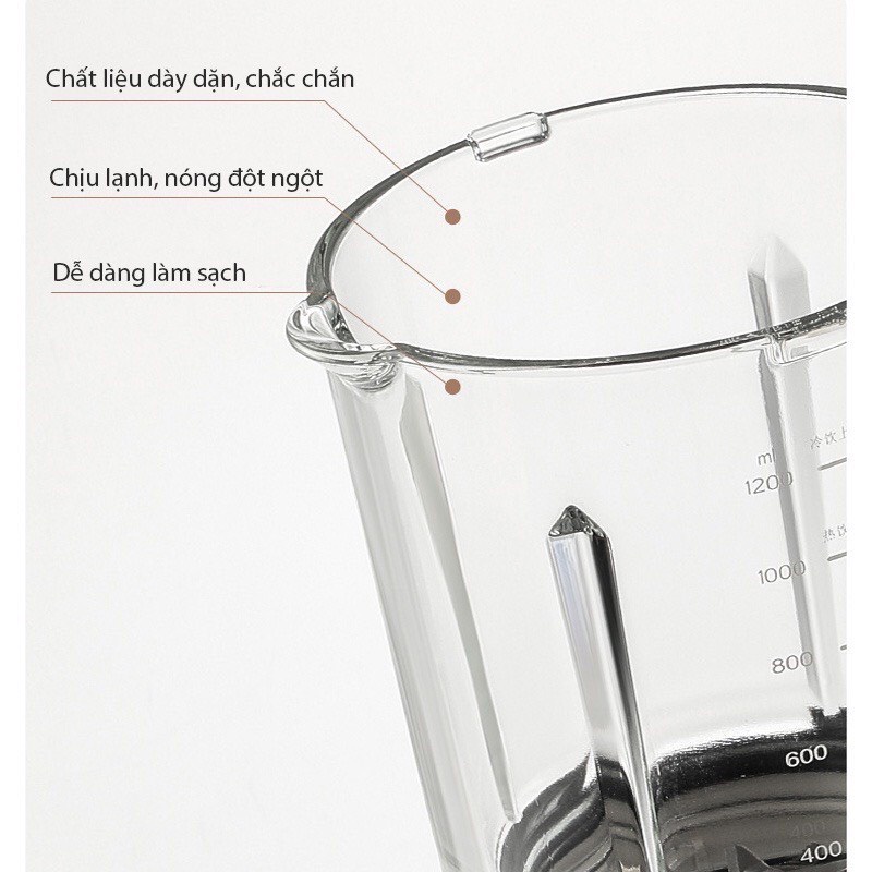 Máy Làm Sữa Hạt XIAOMI GUESMI Chống Ồn Cao Cấp - Máy Xay Nấu Đa Năng Dung Tích Lớn Xay Siêu Mịn Kèm HDSD