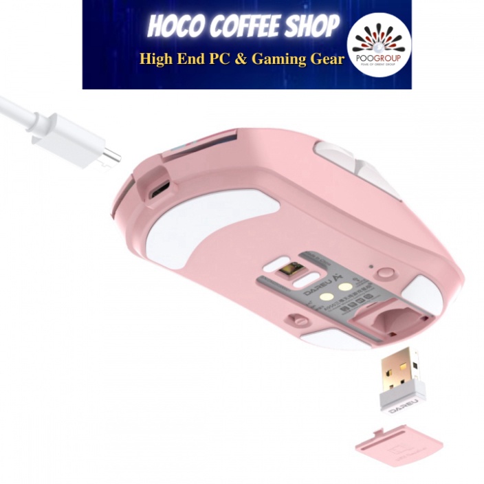 Chuột không dây Gaming DAREU A950 TRIPLE MODE  - SUPERLIGHT, FAST CHARING DOCK