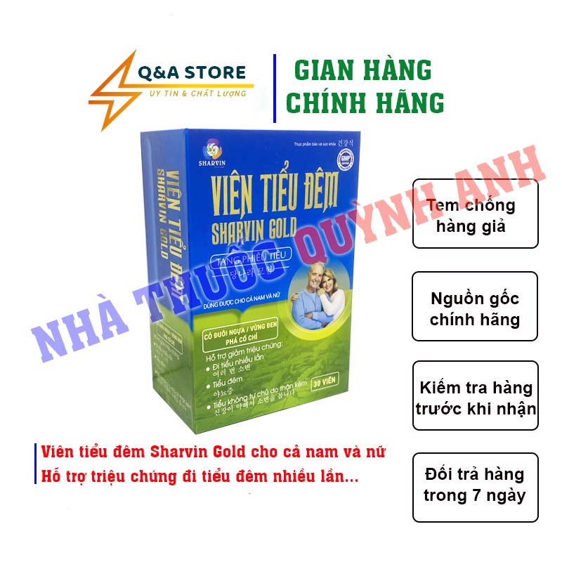 Viên tiểu đêm Sharvin Gold cho cả nam và nữ