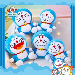 GẤU BÔNG 25CM MON DORAEMON LÔNG NHUNG MỀM MỊN, Quà tặng handmade - lưu niệm