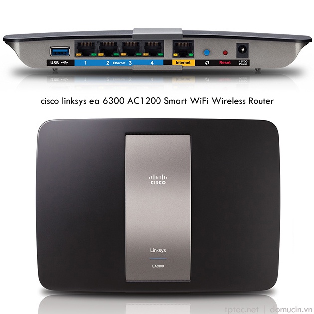 Cisco Linksys Smart WiFi Router EA6300 AC1200 Dual-Band WiFi Router