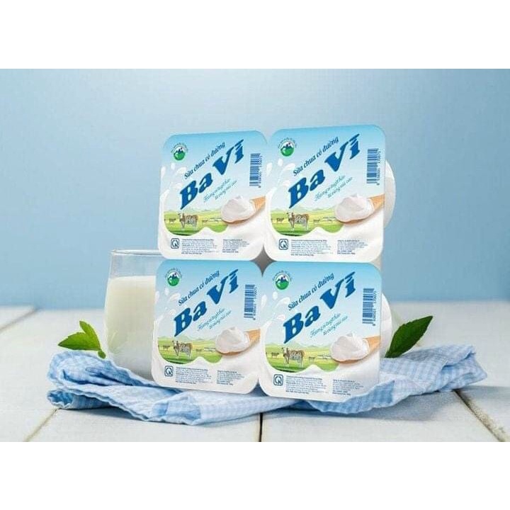 Sữa chua trắng Ba vì 100g (thùng 48 hộp)