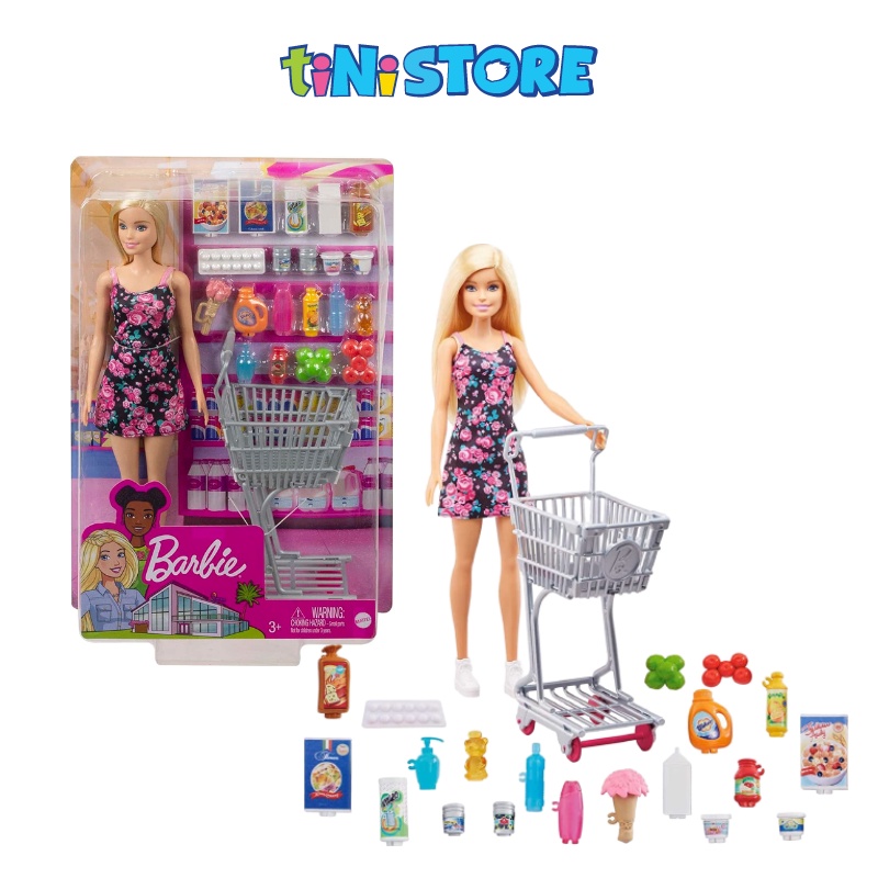 tiNiStore-Bộ đồ chơi búp bê barbie đi mua sắm cùng tiNiToy GTK949633