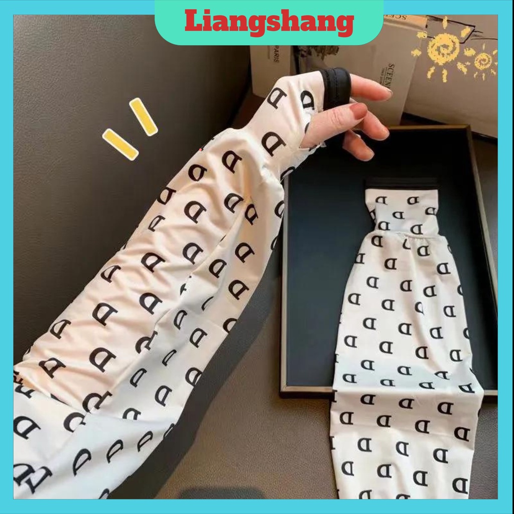 Găng Tay Chống Nắng Vải Lụa🌸FREESHIP🌸 Bao tay Dáng Rộng Mát In Hoa Xinh Xắn (sỉ hot)