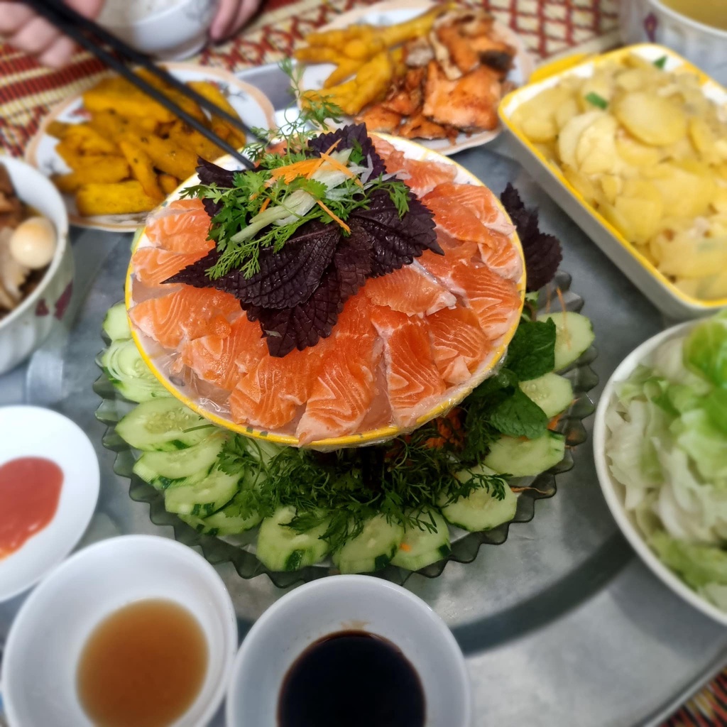 Cá hồi file Sapa khay 500gr❤️Tmart - Thực phẩm sạch