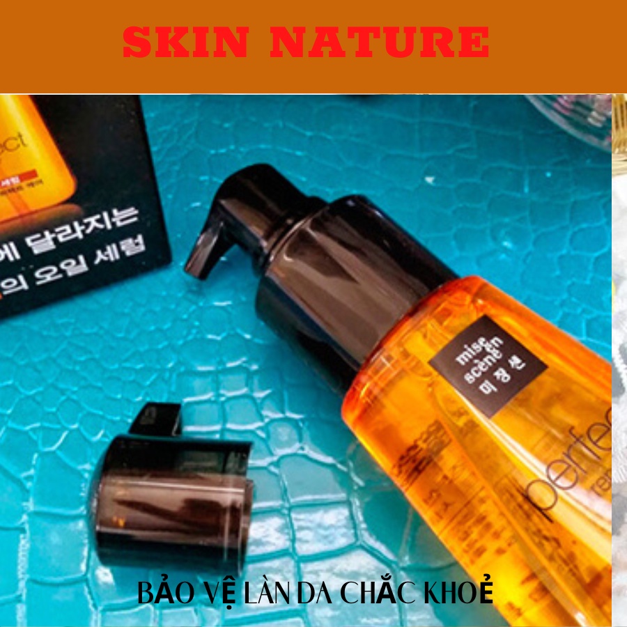 Dưỡng Tóc Mise En Scene Perfect Hair Serum Styling và Golden Morocco