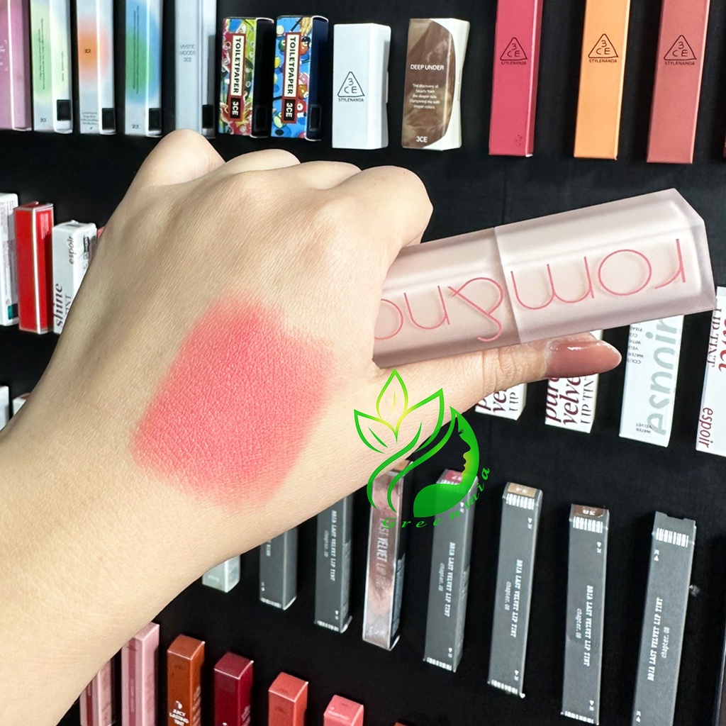 Son Thỏi Romand Zero 06 Awesome Hồng Cam Nude Son Romand Zero Matte Lipstick Lì Mịn