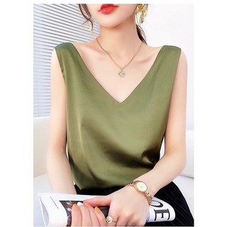 Áo 2 dây cổ v quyến rũ màu mới