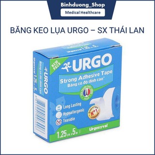 Băng keo lụa y tế Urgo Syval hỗ trợ chấn thương (1.25cm x 5m)