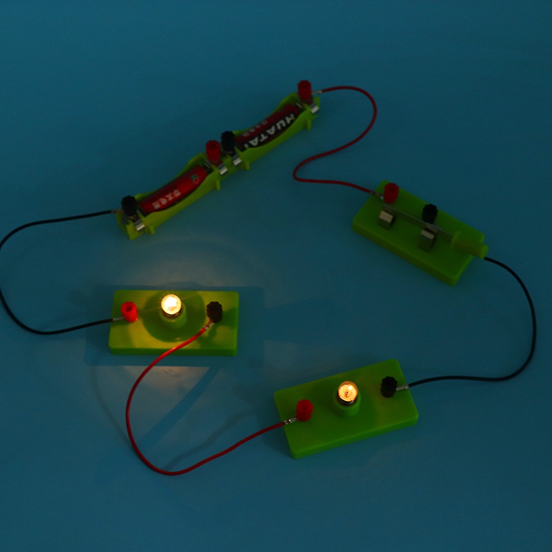Đồ chơi trẻ em S03 thông minh sáng tạo STEM (STEAM) bộ dụng cụ lắp ráp điện vật lý thí nghiệm mạch điện nối tiếp